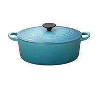 Le Creuset Cast Iron Oval Casserole, Teal, 25 cm