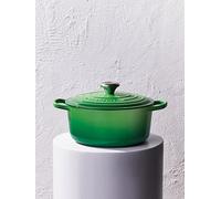 Le Creuset Cast Iron Round 24 Cm Casserole In Green Green