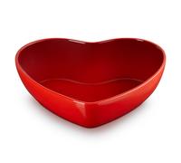 Le Creuset Cerise Stoneware 2.9L Heart Serving Bowl