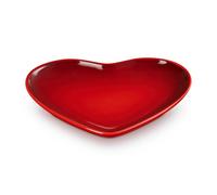 Le Creuset Cerise Stoneware 23cm Heart Plate