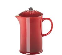Le Creuset Cerise Stoneware Cafetiere with Metal Press 1L - CERISE