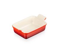 Le Creuset Cerise Stoneware Small 19cm Heritage Rectangular Dish