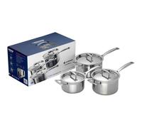 Le Creuset 3-Ply Stainless Steel 3-Piece Saucepan Set