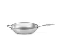 Le Creuset Classic 3-ply Stainless Steel 30cm Uncoated Frying Pan with Helper Handle