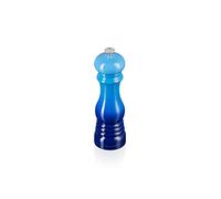 Le Creuset Classic Adjustable Pepper Mill Grinder, Chip-Resistant ABS Plastic, Anti-Corrosion, 40g, Azure, 96001900220000