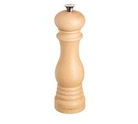 Le Creuset Classic Adjustable Salt Mill Grinder, Durable Beechwood, Anti-Corrosion, 40g, 21 cm Natural Finish, 96002000687000, Wood