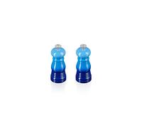 Le Creuset Classic Salt and Pepper Mill Set, Personal Use, Chip-resistant ABS Plastic, Anti-Corrosion, 11 cm, Azure, 44900112200000
