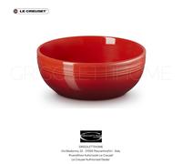 Le Creuset - Coupe Cereal Bowl In Glazed Stoneware 16 Cm / 0.77L CHERRY