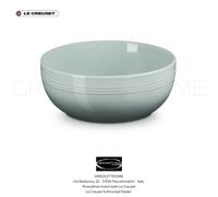 Le Creuset - Coupe Cereal Bowl in Glazed Stoneware 16 Cm / 0.77L SEA SALT