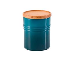 Le Creuset Deep Teal Stoneware Medium Storage Jar