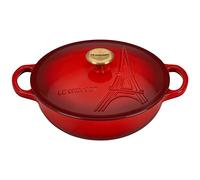Le Creuset Eiffel Tower Collection Enameled Cast Iron Signature Cocotte with Lid, 2.5 qt., Cerise