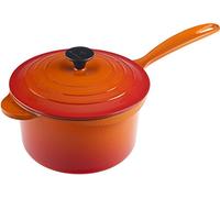 Le Creuset Enameled Cast-Iron 2-3/4-Quart Iron Handle Precision Pour Saucepan, Flame