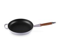 Le Creuset Enameled Cast Iron Alpine Wood Handle Fry Pan, 10.25", Shallot