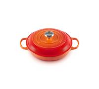 Le Creuset Enameled Cast Iron Signature Braiser, 2.25 qt., Flame