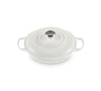 Le Creuset Enameled Cast Iron Signature Braiser, 2.25 qt., White