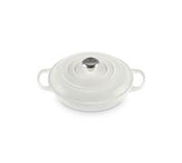 Le Creuset Enameled Cast Iron Signature Braiser, 2.25 qt., White