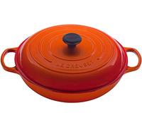 Le Creuset Enameled Cast Iron Signature Braiser, 5 qt, Flame