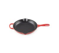 Le Creuset Enameled Cast Iron Signature Iron Handle Skillet, 10.25" (1-3/4 qt.), Cerise