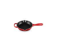 Le Creuset Enameled Cast Iron Signature Iron Handle Skillet 6.33"""" (1/2 qt.) Cerise