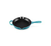 Le Creuset Enameled Cast Iron Signature Iron Handle Skillet 9"""" (1-3/8 qt.) Caribbean