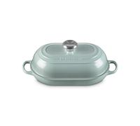 Le Creuset Enameled Cast Iron Signature Oval Bread Oven, 11.5 inch, Sea Salt