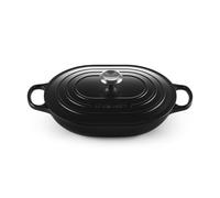 Le Creuset Enameled Cast Iron Signature Oval Casserole with Lid, 3.75 qt., Licorice