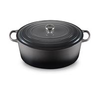 Le Creuset Enameled Cast Iron Signature Oval Dutch Oven, 15.5 qt., Oyster