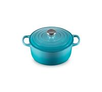 Le Creuset Enameled Cast Iron Signature Round Dutch Oven 4.5 qt. Caribbean