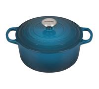 Le Creuset Enameled Cast Iron Signature Round Dutch Oven 4.5 qt. Deep Teal