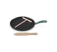 Le Creuset Enameled Cast Iron Traditional Round Crepe Pan, 10.25", Artichaut