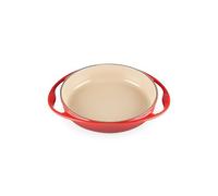 Le Creuset Enamelled Cast Iron Round Tatin Roasting Dish, 25cm, 1.8 Litres, Cerise, 20129250602460