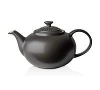 LE CREUSET Enamelled Stoneware Classic Teapot, 1.3 Litres, Serves 3-4 Cups, Satin Black, 91010013000000