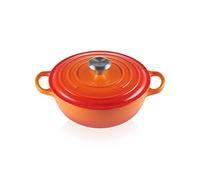 Le Creuset Evolution Muffler in Vitrified Cast Iron, 24 cm, 3.1 L, Orange, 21114240900430