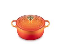 Le Creuset Flamme Dorée Round Casserole, 24cm