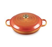 Le Creuset Flamme Dorée Signature Cast Iron Shallow Casserole 30cm