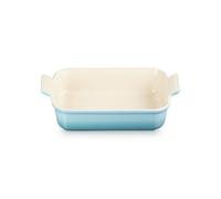 Le Creuset Teal Stoneware Medium 26cm Heritage Rectangular Dish