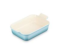 Le Creuset Teal Stoneware Medium 26cm Heritage Rectangular Dish