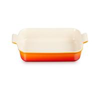 Le Creuset Heritage Rectangular Dish, Stoneware, 32 cm, 2.31 kg, Volcanic, 71102320900001
