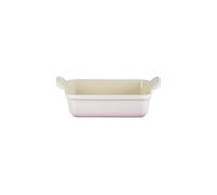 Le Creuset Shell Pink Stoneware Small 19cm Heritage Rectangular Dish