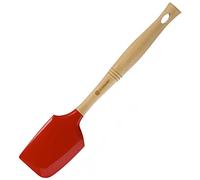 LE CREUSET Large Silicone Spatula With Wooden Handle and Removable Silicone Head, Cerise