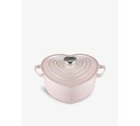 Le Creuset Le Creuset Heart-Shaped Cast-Iron Casserole Dish 20cm Shell Pink 20cm