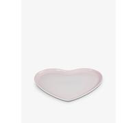 Le Creuset Le Creuset Heart Stoneware Serving Platter 8.1cm Shell Pink