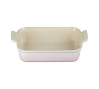 Le Creuset Shell Pink Stoneware Medium 26cm Heritage Rectangular Dish