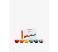 Le Creuset Stoneware Rainbow Set of 6 Mini Ramekins