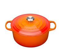 Le Creuset Signature Round Cast Iron Casserole with Lid 26 cm 5.3 L Volcanic