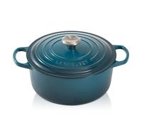 Le Creuset Signature Deep Teal Cast Iron 24cm Round Casserole