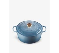 Le Creuset Le Creuset Signature Round Cast-Iron Casserole Dish 28cm Chambray 20cm