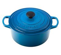 Le Creuset LS2501-2459 Signature Enameled Cast-Iron Round French (Dutch) Oven, 4-1/2-Quart, Marseille