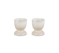 Le Creuset Meringue Stoneware La Jardin Set of 2 Tulip Egg Cups