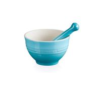 Le Creuset Mortar and Pestle, Stoneware, 11.5 cm, 360 g, 300 ml, Caribbean